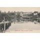 Lot 2 cpa 77 DAMPART. Les Bains Pêcheurs sur bords de Marne avec "Vins Traiteur"