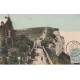 Lot 3 cpa 76 LE TREPORT. Montée du Calvaire, Escalier de la Falaise, Villas de la Plage 1905