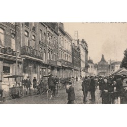 2 Cpa 59 TOURCOING. Cafés Delvoye Pandore Place République et Pâtisserie Parisienne rue Tournai 1921