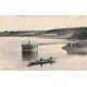 89 SAINT-FARGEAU. Lac de Bourdon, Passerelle et Vanne avec pêcheurs sur barque