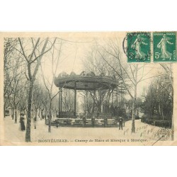 Spectacles LE KIOSQUE A MUSIQUE au Champ de Mars à MONTELIMAR 1910