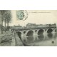 2 Cpa 31 TOULOUSE. Bd Strasbourg angle Place Matabiau et Pont Neuf sur Cours Dillion 1905