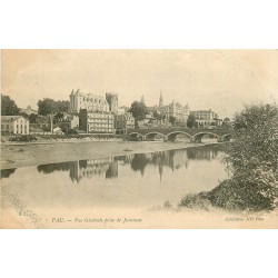 2 Cpa 64 PAU. Vue prise du Jurançon et Parc du Château National