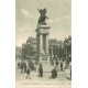 5 Cpa 63 CLERMONT-FERRAND. Vercingétorix rue Ecu, Fontaine Pétrifiante et Monument Blaise Pascal