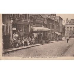 62 LE PORTEL. Café Tabacs Rue Amiral Courbet Coiffeur et Aux Nouvelles Galeries