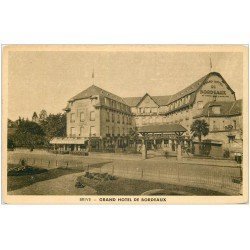carte postale ancienne 19 BRIVE. Grand Hôtel de Bordeaux