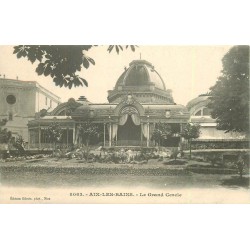 3 cpa 73 AIX-LES-BAINS. Grand Cercle, Jardin Villa des Fleurs 1929 et Hôtel Bernascon 1903