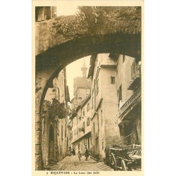 3 cpa 68 RIQUEWIHR. Cour des Juifs. Nid de Cogognes et Alsacienne 1917