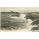 2 cpa 17 LA GRANDE COTE. Le Casino et Effets de Vagues vers 1918