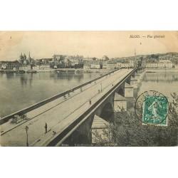 2 cpa 41 BLOIS. Pont de Pierre 1910 et Aile François Ier du Château 1904