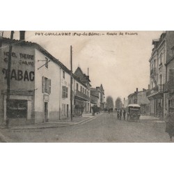 63 PUY-GUILLAUME. Tabac Hôtel Route de Thiers 1917