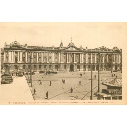 3 cpa 31 TOULOUSE. Capitole , Pont Neuf, Prairie des Filtres, Monument Bassin Grand-Rond