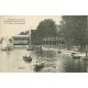 4 cpa 95 ENGHIEN-LES-BAINS Casino avec Bateaux promenades sur le Lac et Jardins