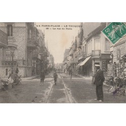 62 LE TOUQUET PARIS-PLAGE. Magasin de Cartes postales sur la rue de Paris 1908