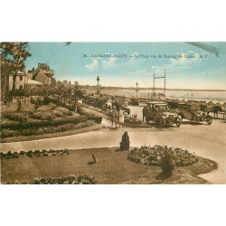 2 Cpa 44 LA BAULE-SUR-MER. Voitures anciennes sur l'Esplanade du Dancing Casino 1928