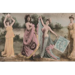 Photographe REUTLINGER Paris. Femmes artistes scène Théâtre danseuses 1905