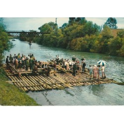 WOLFRATSHAUSEN Flossfahrt Radeau, Zattera, Raft