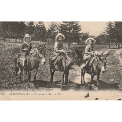 63 LA BOURBOULE. Promenade à Ane 1917