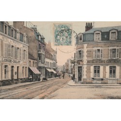 62 WIMEREUX. Hôtel Lorge Dulot et Café Continental rue Carnot 1905