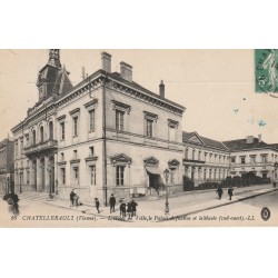 86 CHATELLERAULT. Hôtel de Ville, Palais Justice et Musée 1916