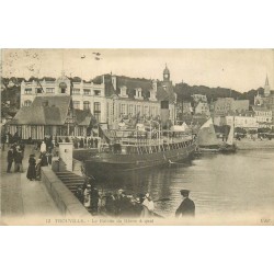 2 Cpa 14 TROUVILLE. Bateau du Havre à Quai et Nouveau Casino 1922