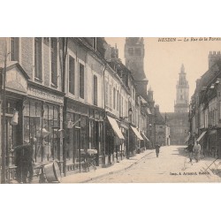 62 HESDIN. Rue de la Paroisse magasin articles de ménage et bijouterie Fix 1917