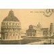 2 cpa PISA. Torre Arsenale della Republica et Duomo, Battistero Campanile 1917