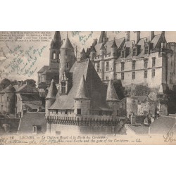 37 LOCHES. Château Royal Porte Cordeliers 1919