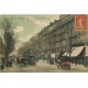 3 cpa 75 PARIS. Voiture fiacre tramway impérial Boulevard Saint-Michel, Avenue Bois Boulogne et Bd Montmartre