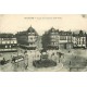 3 cpa 45 ORLEANS. Tramway rue Jeanne d'Arc, Place Martroi et Fort des Tourelles