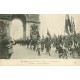 4 cpa Fêtes de la Victoire PARIS 1919. Foch décore un Poilu, Marins Américains, Troupes Ecossaises et défilé