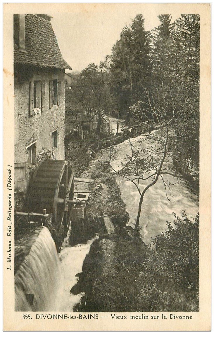 01 Divonne Les Bains Vieux Moulin à Eau 1932