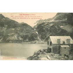 4 cpa PYRENEES. Chalet Ingénieurs Lac Caillaouas, Portel, Col Peyresourde et Tourmalet