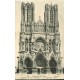 6 cpa EGLISE CATHEDRALE Laon Troyes Meaux Quimper Chartres Reims