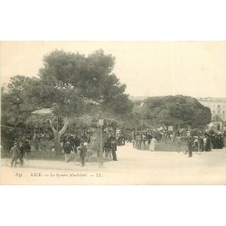 6 cpa 06 NICE. Square Municipal, Promenade Midi et Anglais, Port, Jetée Monument Centenaire