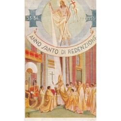 Religion christianisme Jésus VATICANO ROMA Anno Santo di Redenzione 1933-34