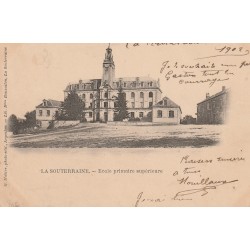 23 LA SOUTERRAINE. Ecole primaire supérieure 1902