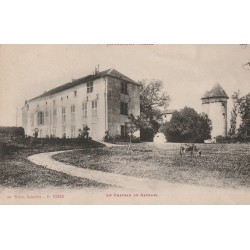 88 MIRECOURT. Le Château de Ravenel avec cheval dans le Parc 1927