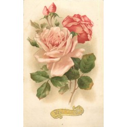 LOT 10 cpa série FLEURS Bonne année et joyeuses fêtes...