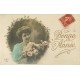 LOT 10 cpa série FLEURS Bonne année et joyeuses fêtes...